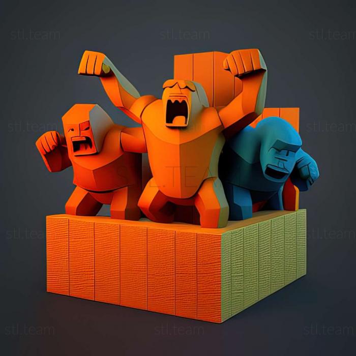 3D модель Гра Gang Beasts (STL)